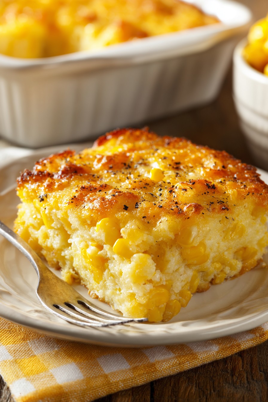 Recipe For Creamy Corn Pudding