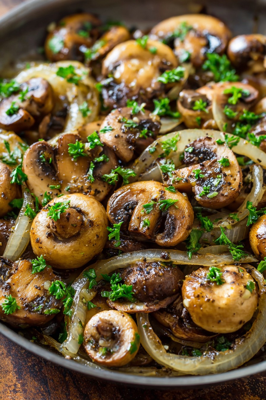 Sauteed Mushrooms Onions Recipe