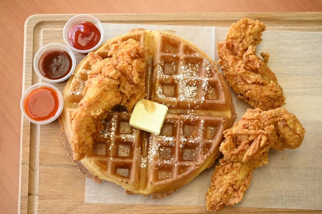 Southern chicken and waffle