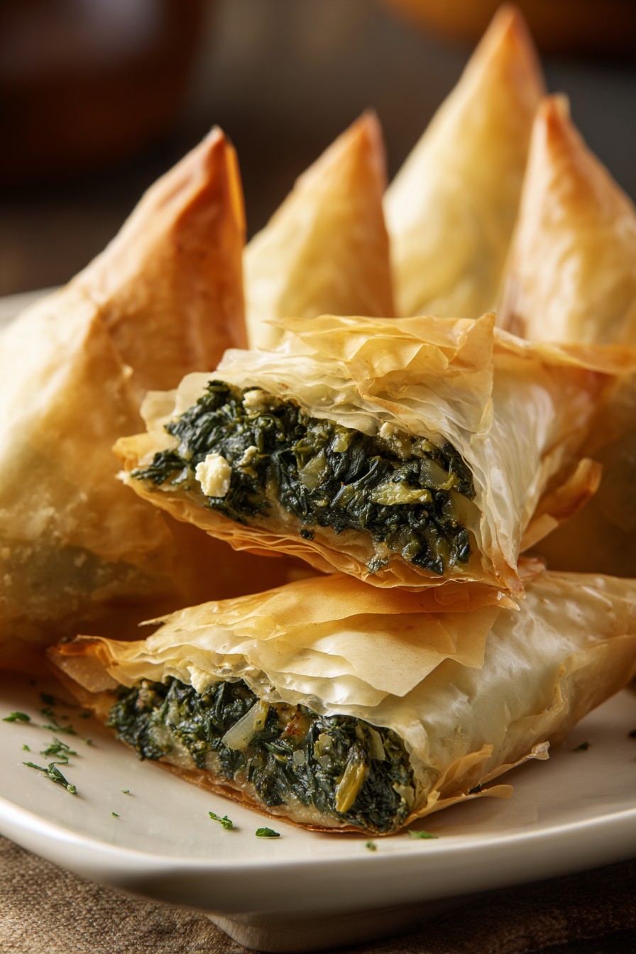 Spanakopita Triangles Recipe