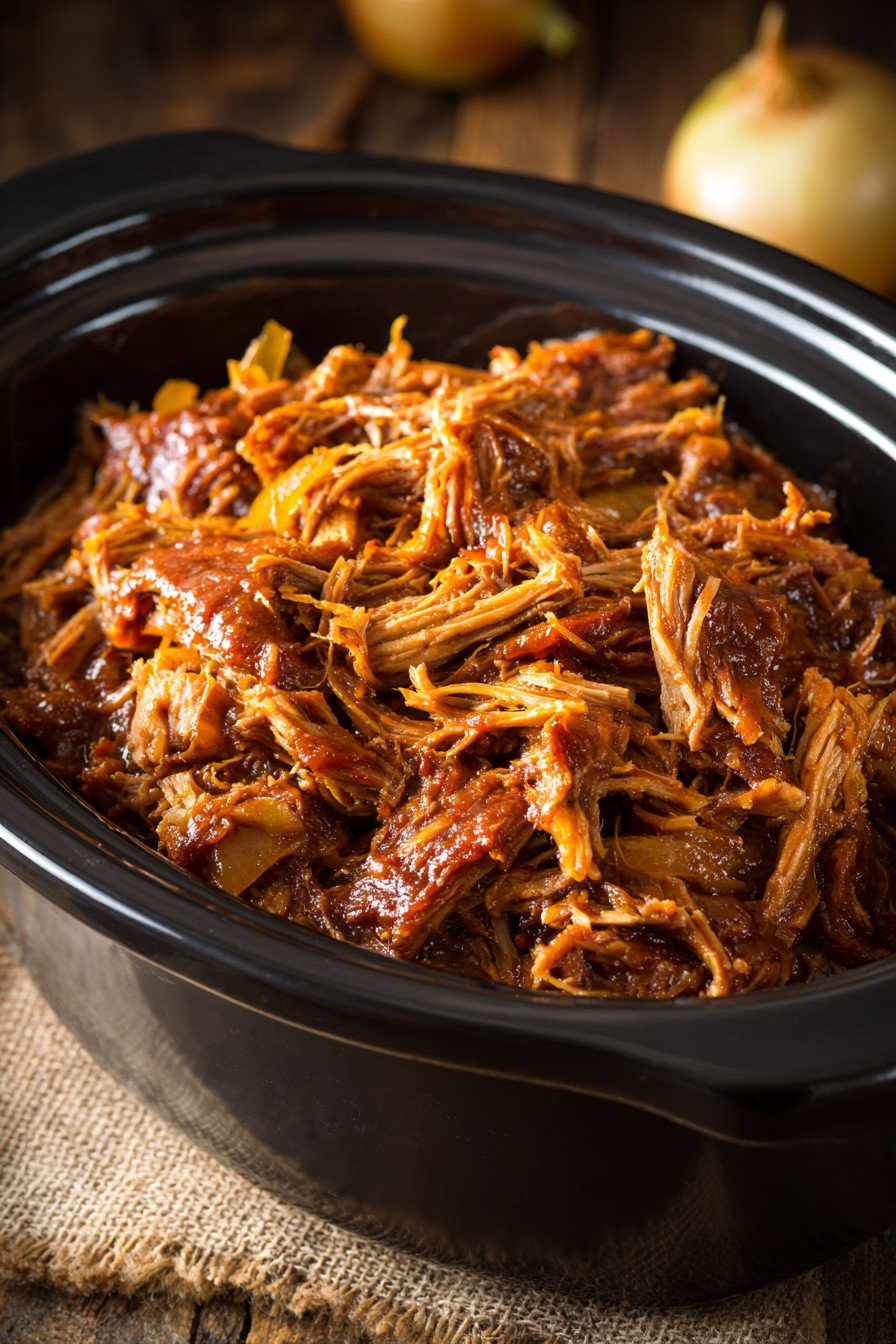 Sweet Pulled Pork Crock Pot Recipe