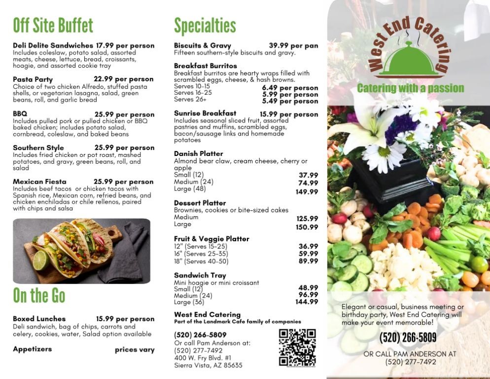 West End Catering @ Landmark Cafe