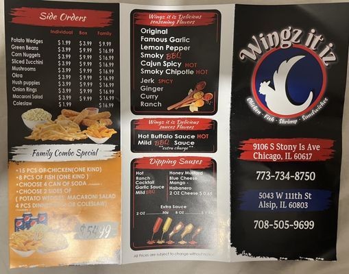 Wingz it iz Alsip Fish & Shrimp & Chicken & seafood